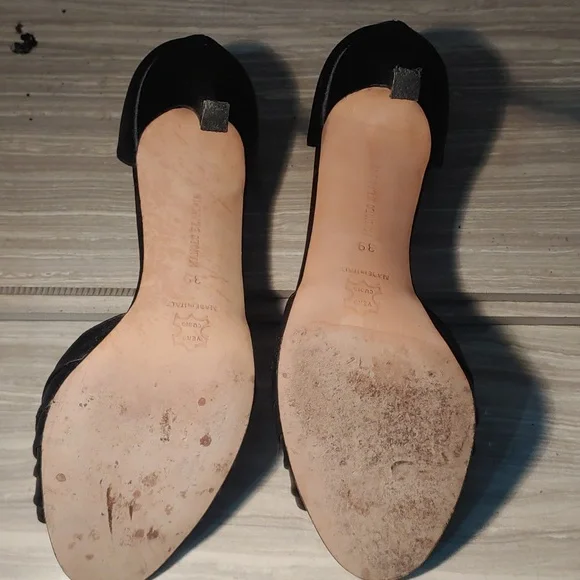 Manolo Blahnik evening heels.